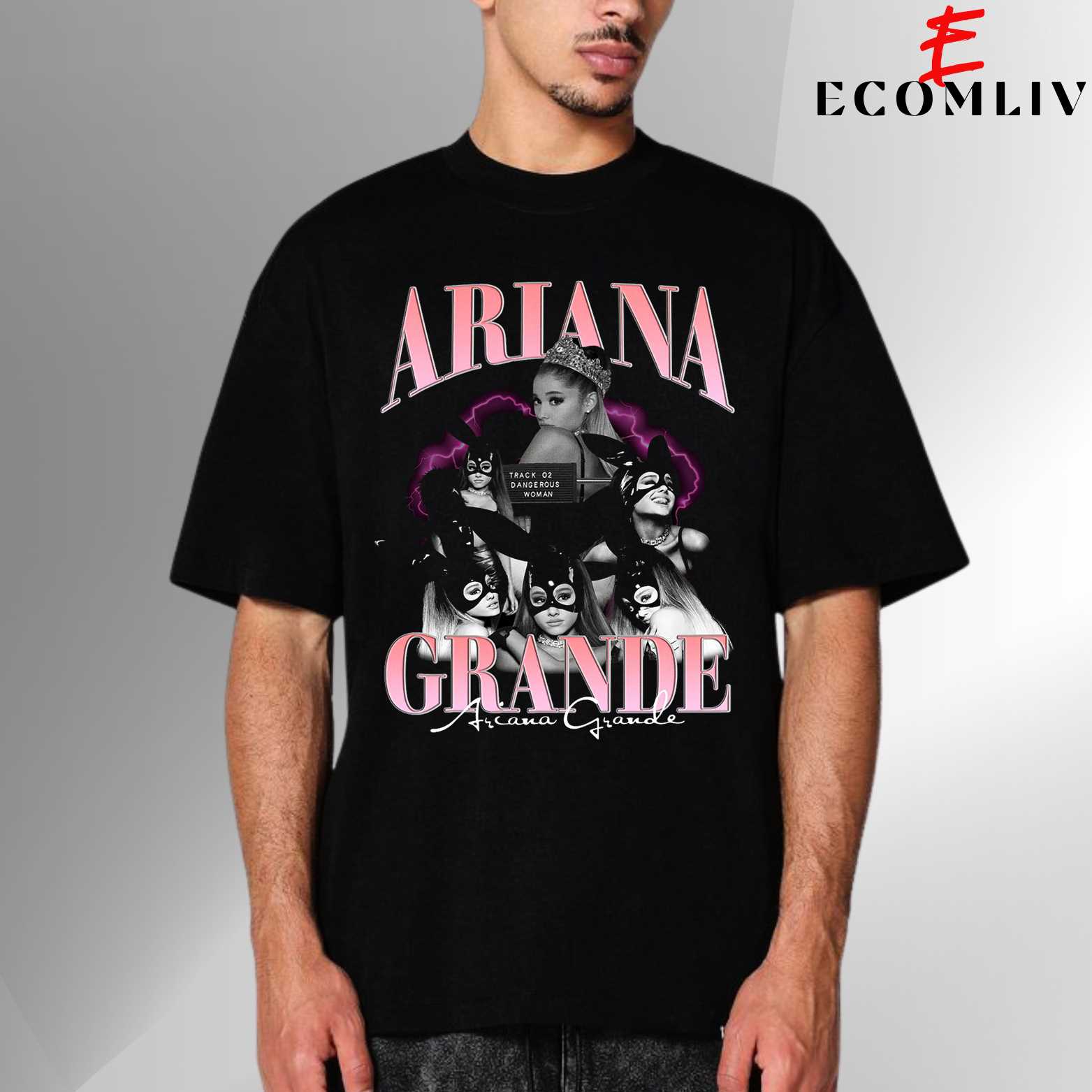 Ariana Grande Dangerous Woman Shirt, Music Fan Tee, Pop Streetwear